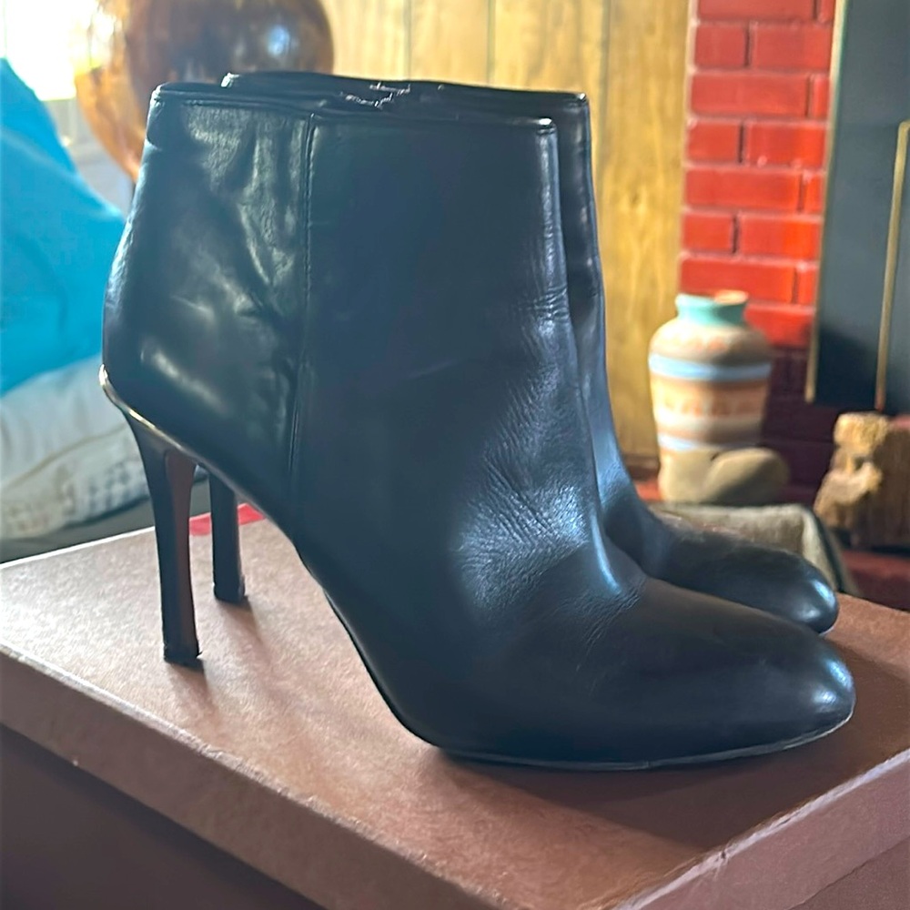Coach heel booties